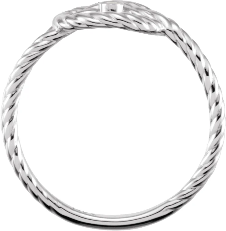Rope Knot Ring, view 3
