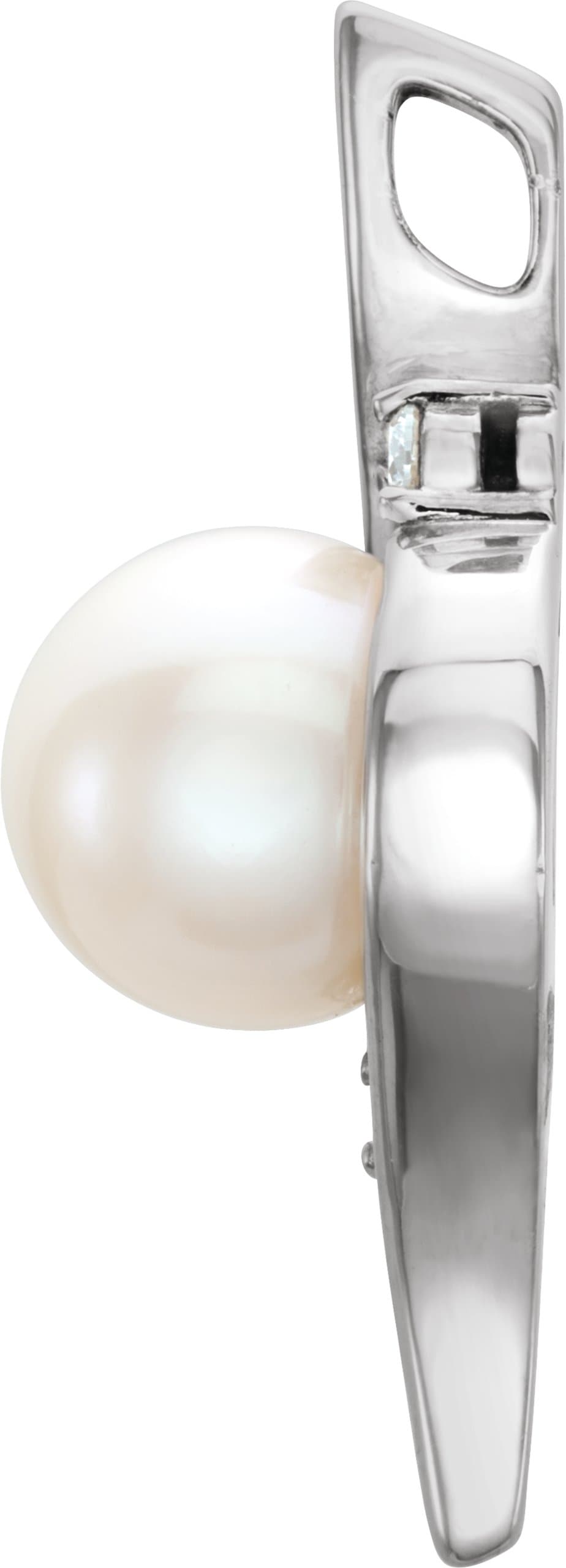 Accented Pearl Pendant view 2