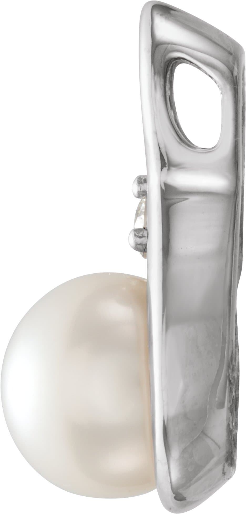 Accented Pearl Pendant view 2