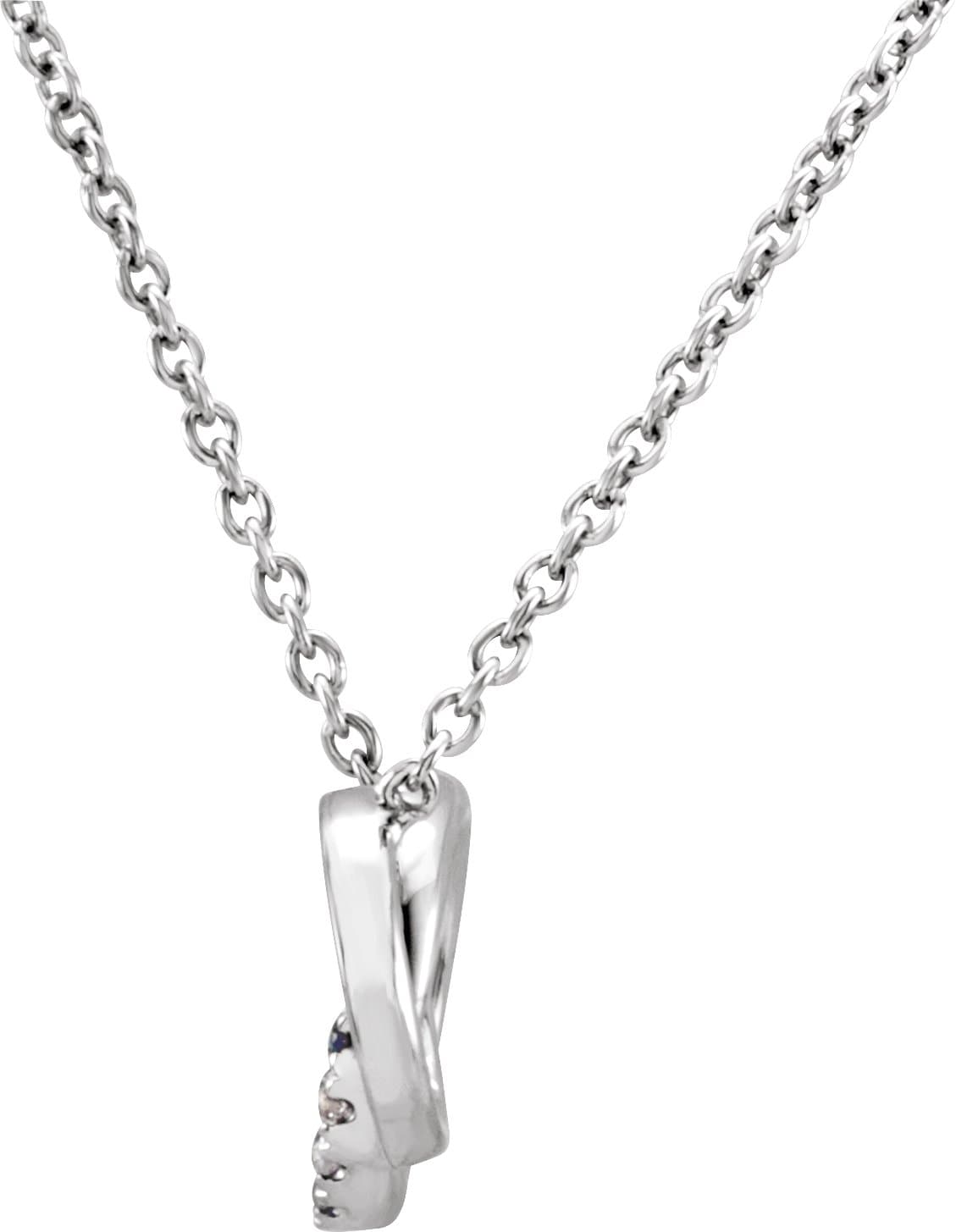 Interlocking Circle Necklace view 2