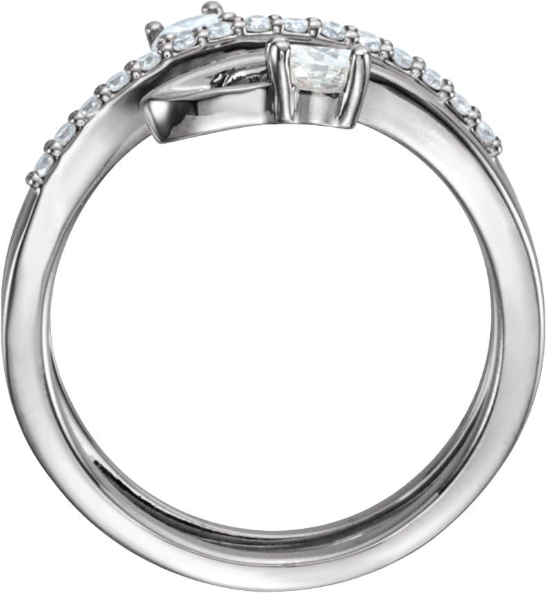 Accented Freeform Ring view 2