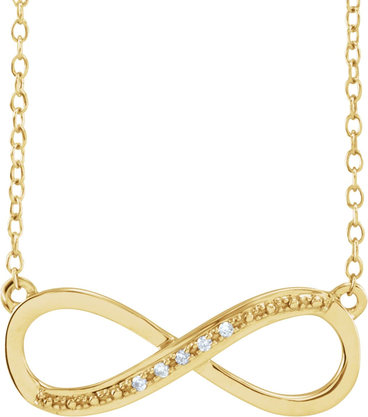 14K Rose .025 CTW Natural Diamond 16-18 Necklace