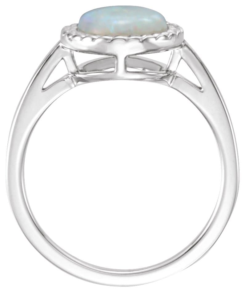 Bezel-Set Cabochon Ring view 2