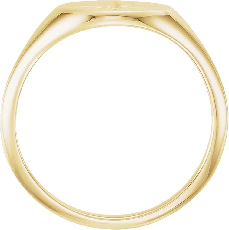 Oval Signet Ring view 2