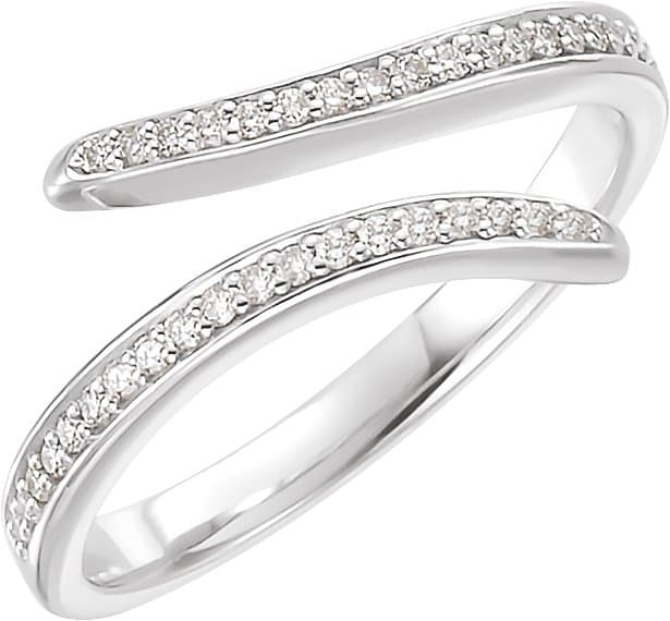 14K Rose 1/8 CTW Natural Diamond Ring
