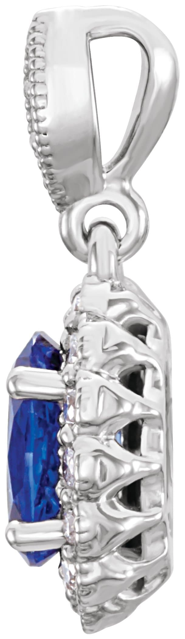 Halo-Style Pendant view 2