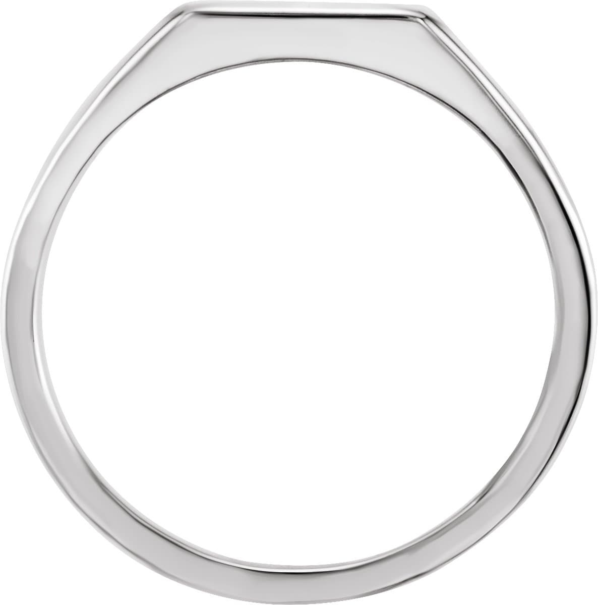 Rectangle Signet Ring view 2