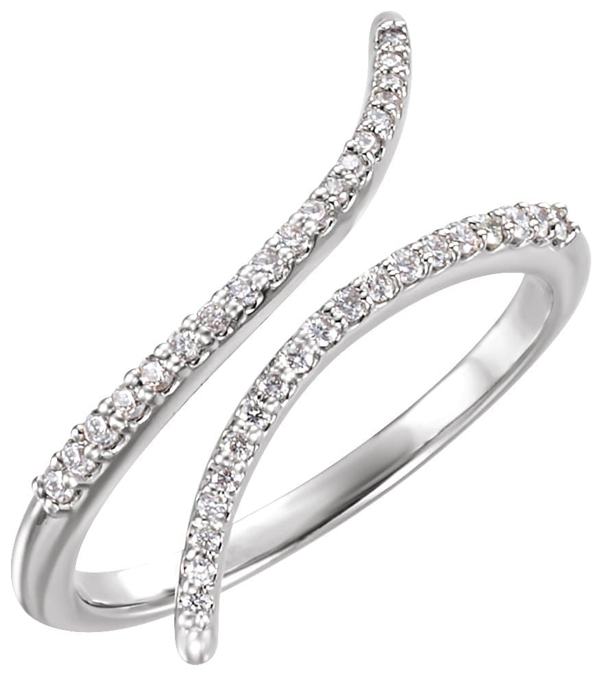 14K Rose 1/6 CTW Natural Diamond Ring