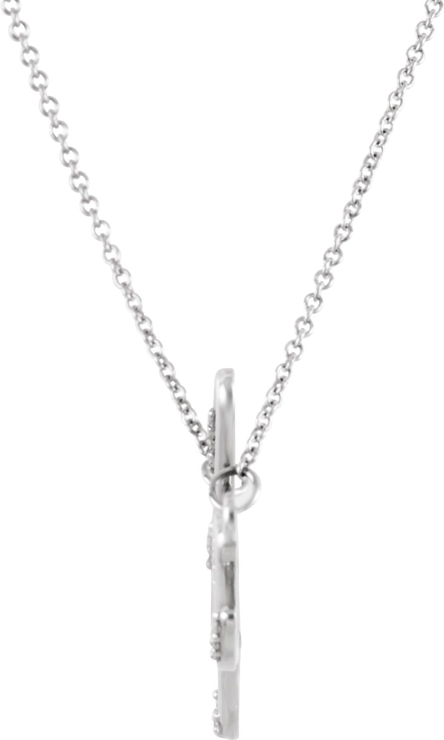 Hope Phrase Necklace or Center view 2
