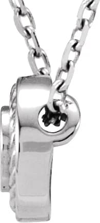 Bezel-Set Rope Slide Pendant, view 3