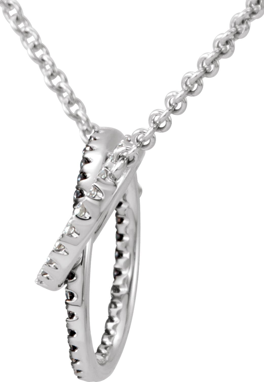 Interlocking Circle Necklace view 3