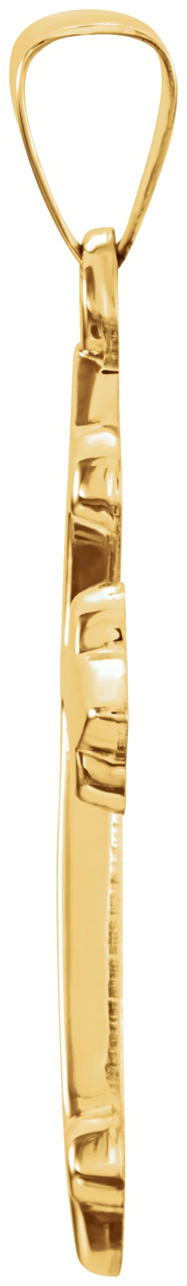 Hollow Cross Pendant view 2