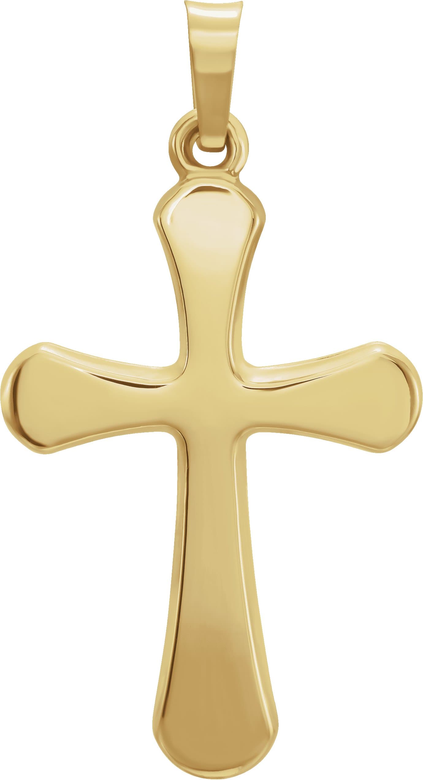 14K Yellow 16x11 mm Cross Pendant