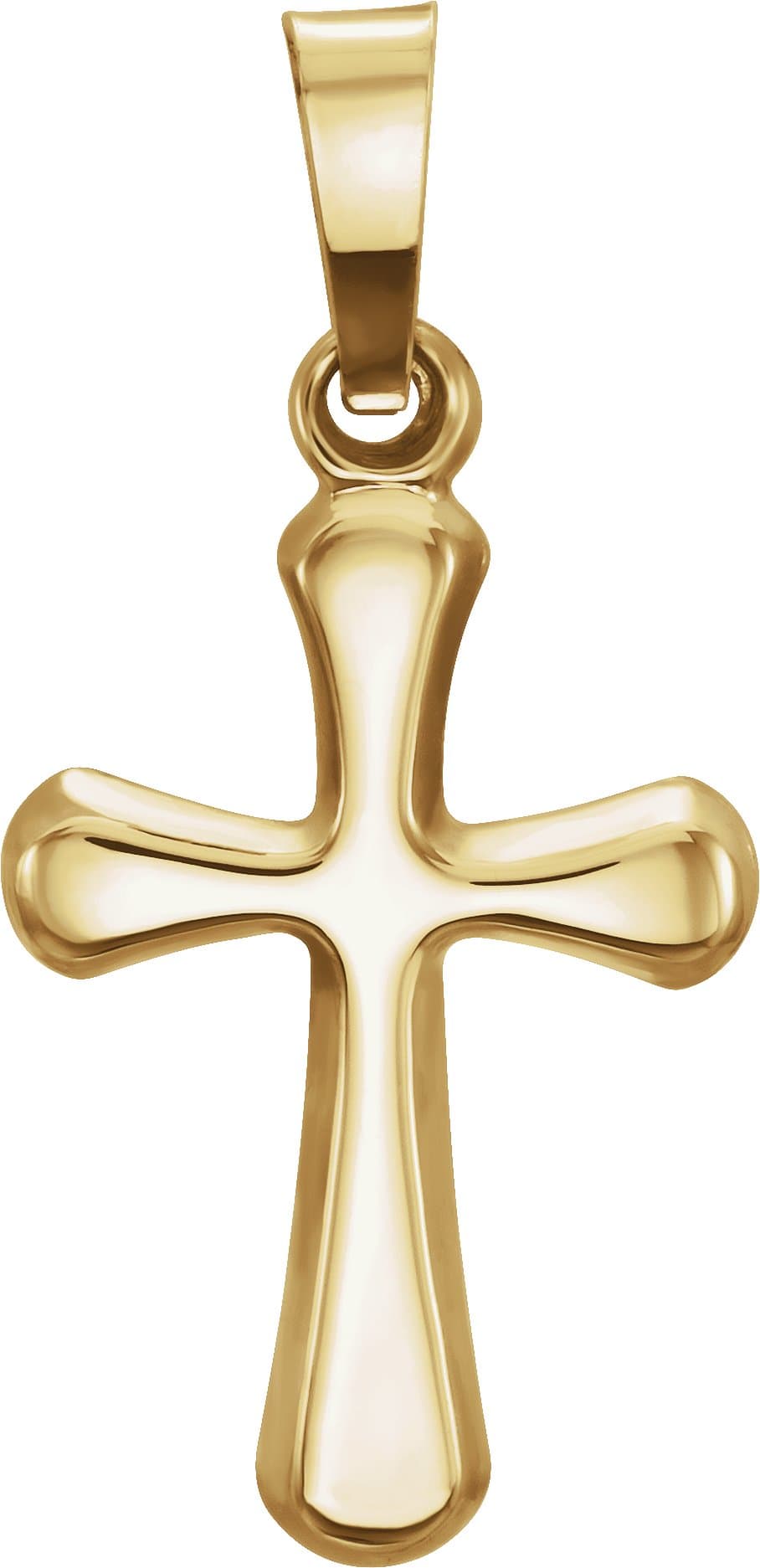 14K Yellow 16x11 mm Cross Pendant