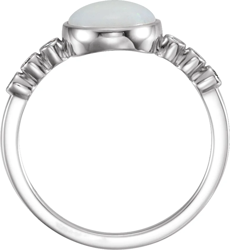 Bezel-Set Ring, view 3