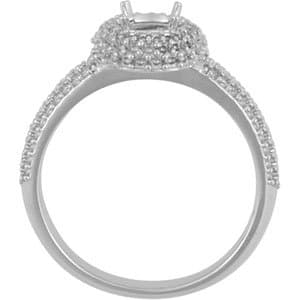 Hidden Halo-Style Engagement Ring or Band view 2