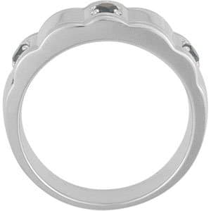 Three-Stone Ring view 2