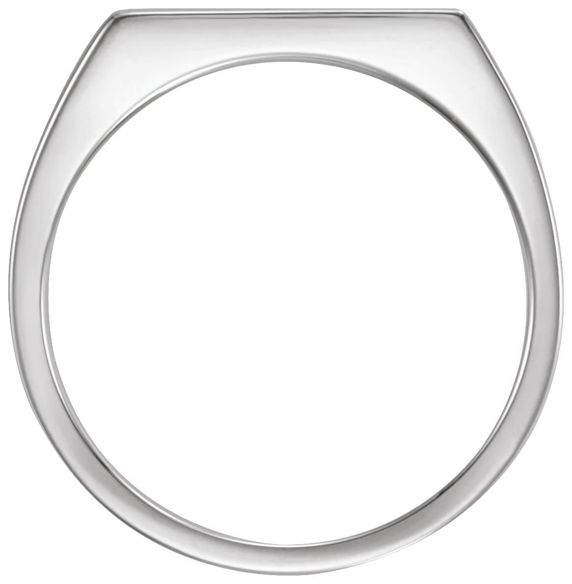 Rectangle Signet Ring view 2