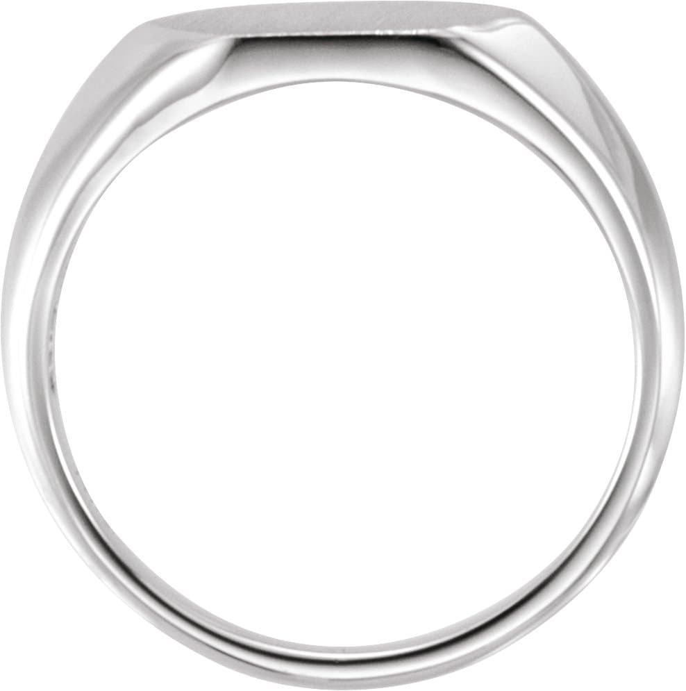 Geometric Signet Ring view 2