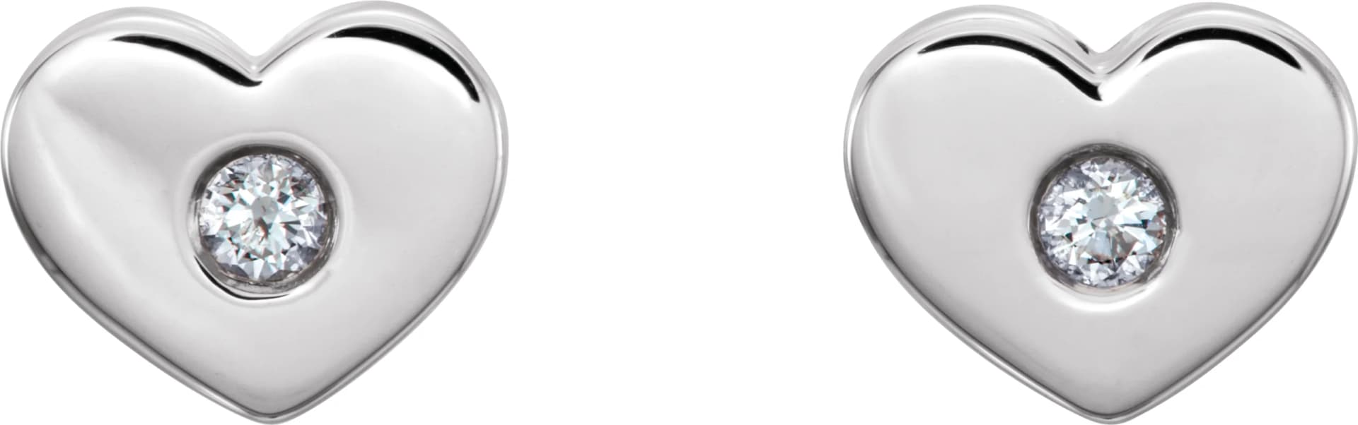 Heart Earrings, view 3
