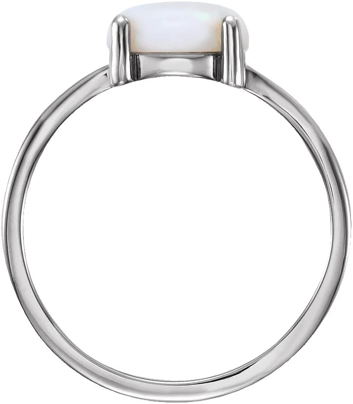 Cabochon Solitaire Ring, view 3