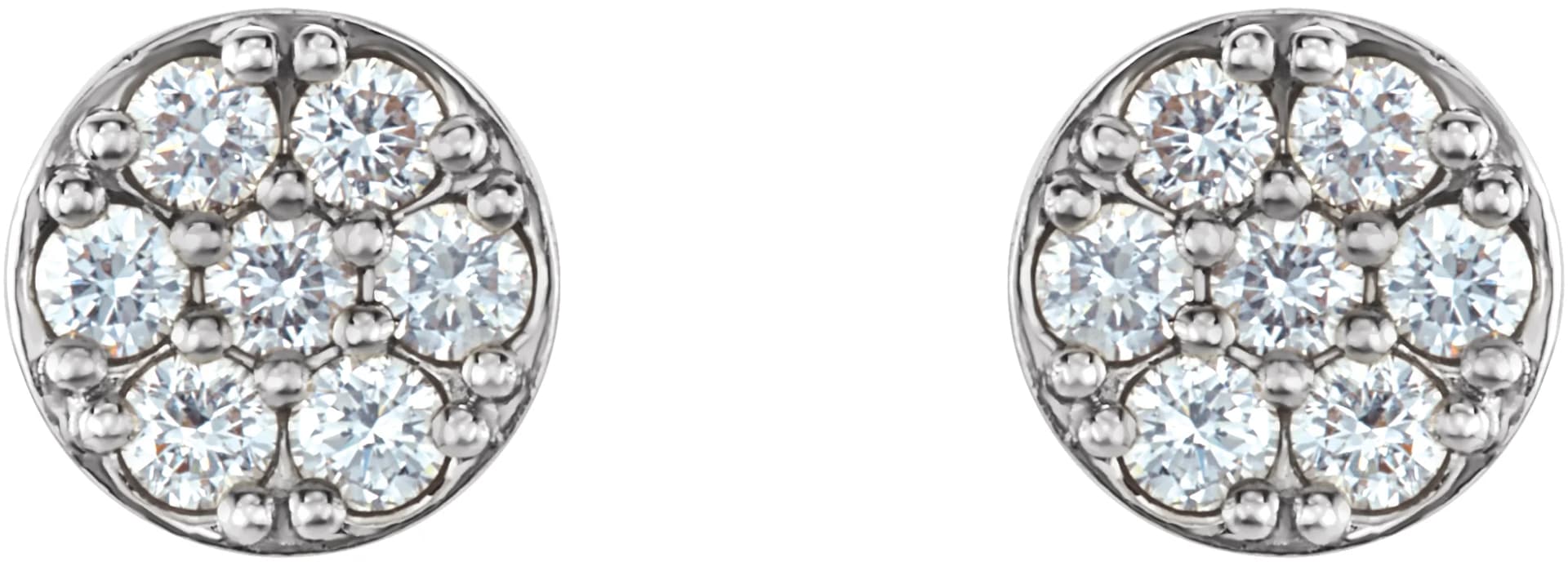 Cluster Earrings, view 3