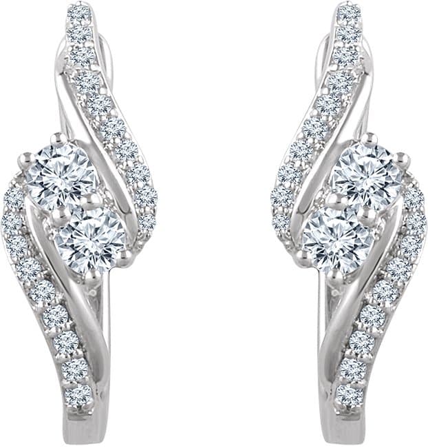 Two-Stone Earrings view 2