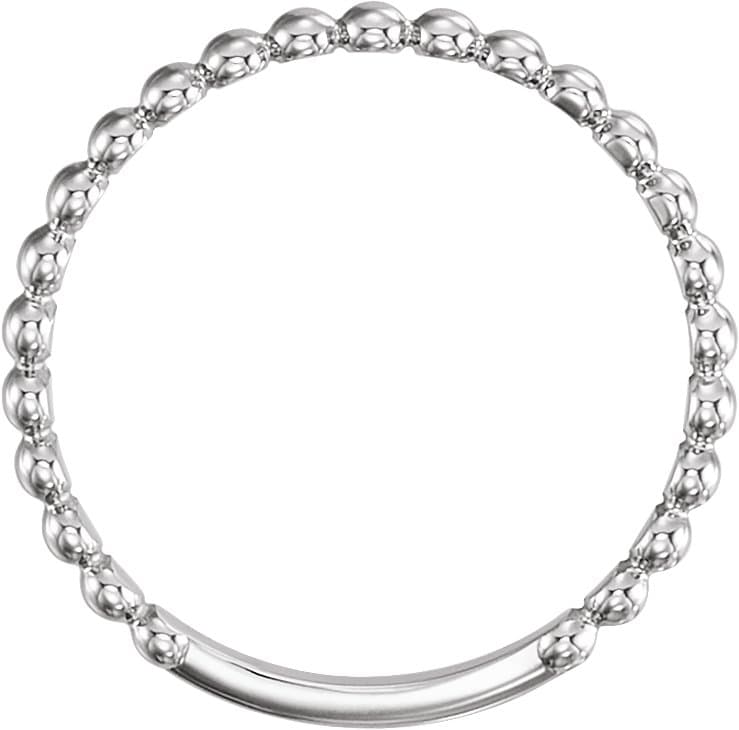 Stackable Beaded Ring view 2