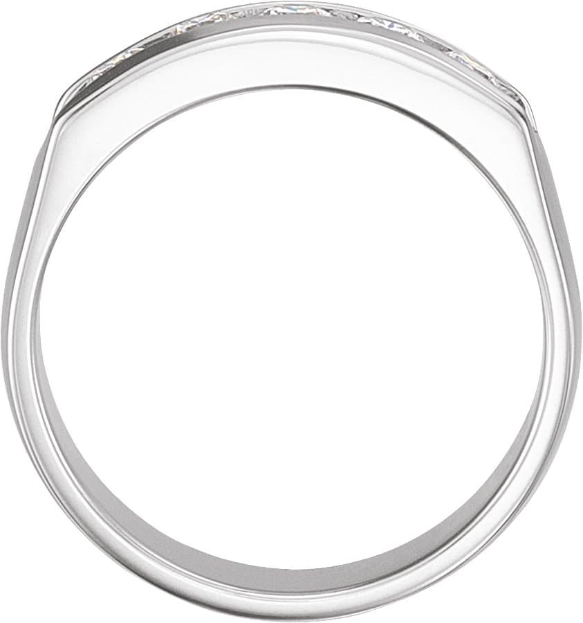 Channel-Set Five-Stone Band view 2
