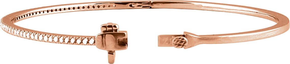 Pavé-Style Bangle Bracelet view 2