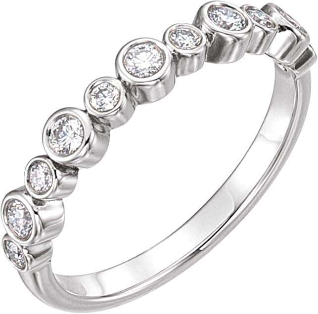 14K Rose 1/3 CTW Natural Diamond Ring