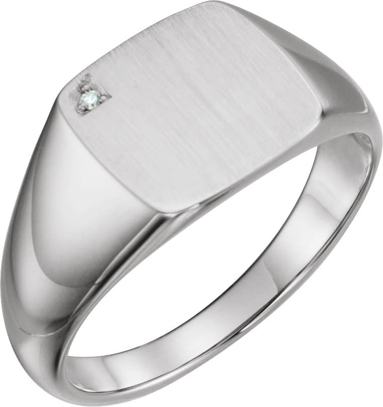 Square Signet Ring view 1