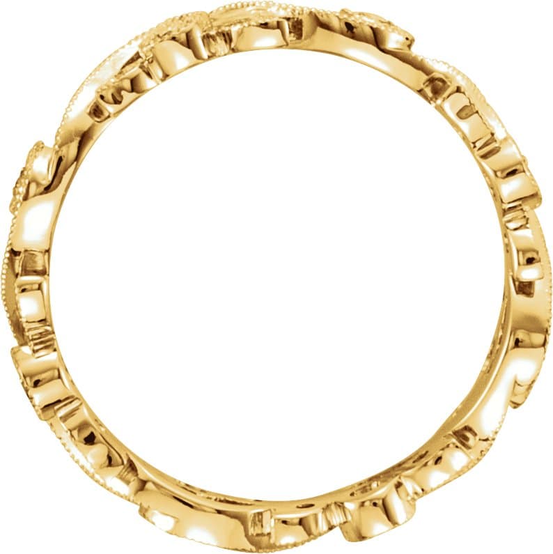 14K Yellow 1/4 CTW Natural Diamond Eternity Band Size 7 view 2