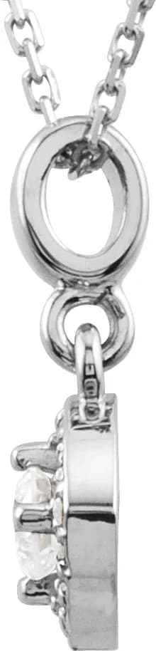 Halo-Style Necklace, view 3