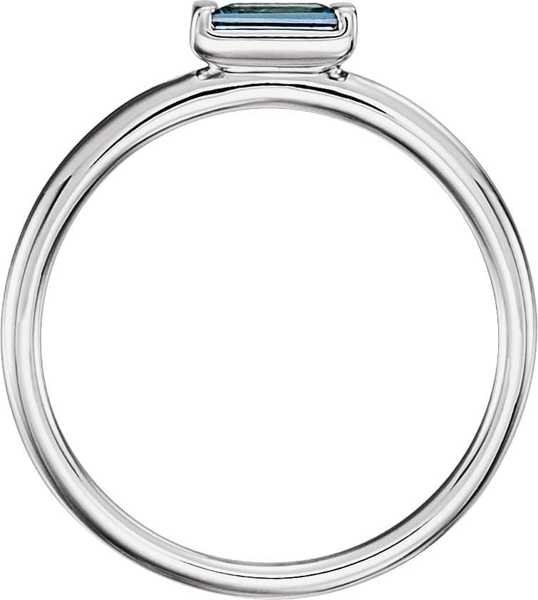 Baguette Stackable Ring view 2
