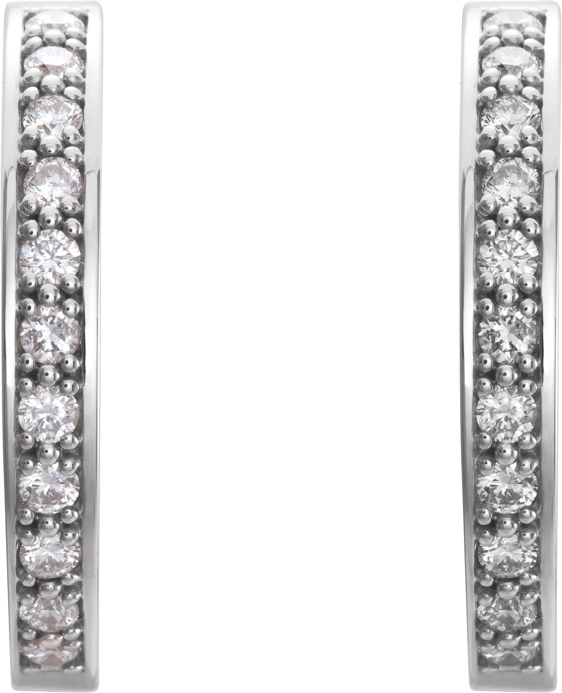 Inside-Outside Hoop Earrings view 2
