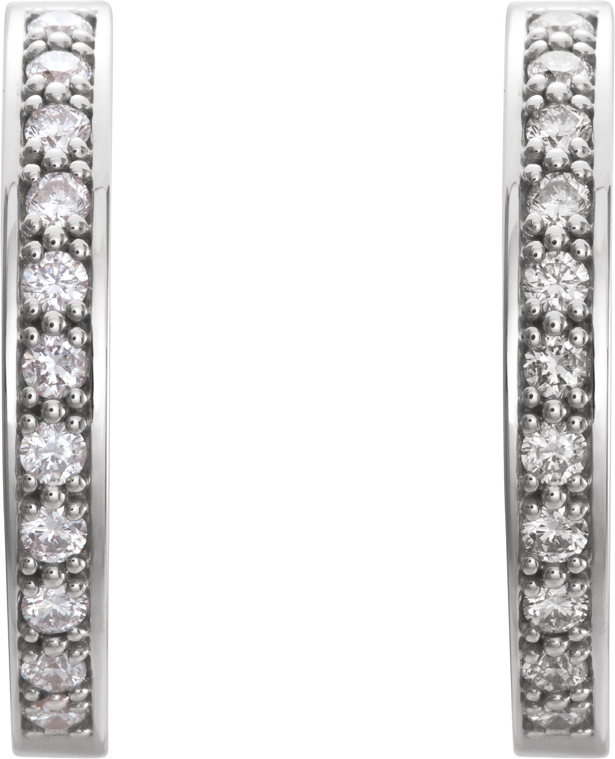 Inside-Outside Hoop Earrings view 2