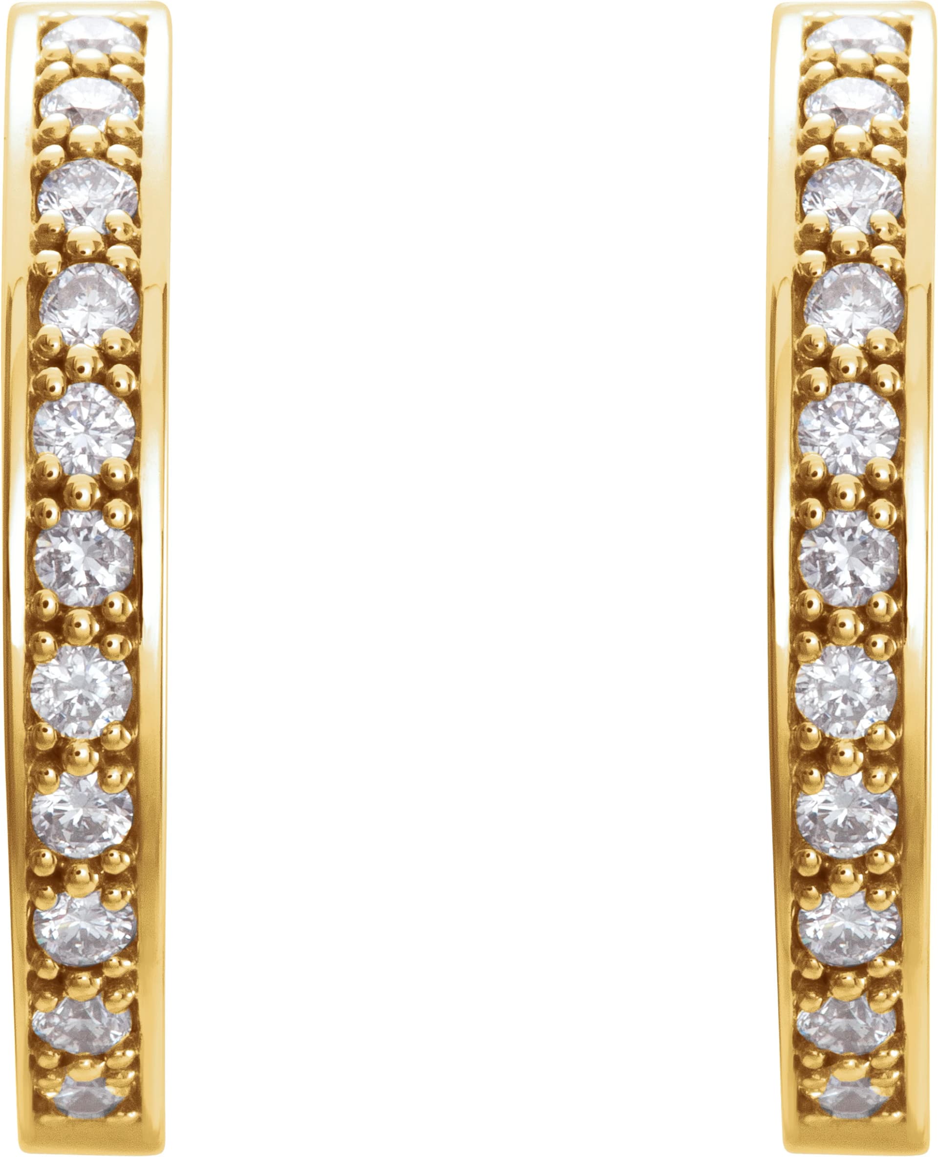Inside-Outside Hoop Earrings, view 3