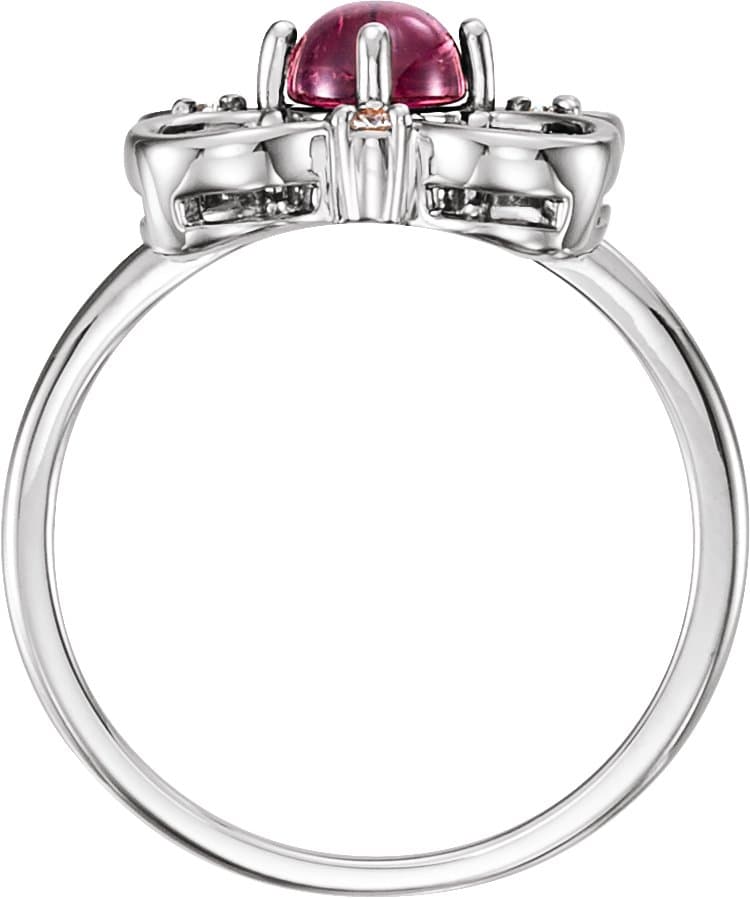 Clover Cabochon Ring view 2