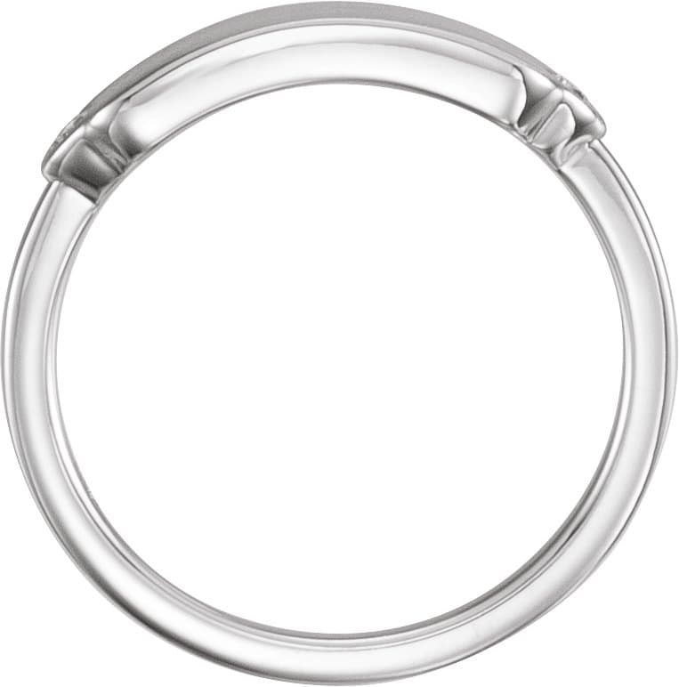 Rectangle Signet Ring view 2