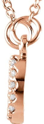 XO Phrase Necklace or Center view 2