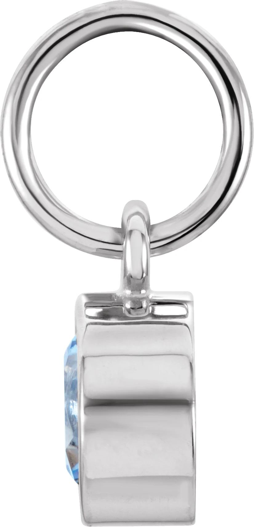 Posh Mommy® Imitation Birthstone Charm/Pendant, view 3