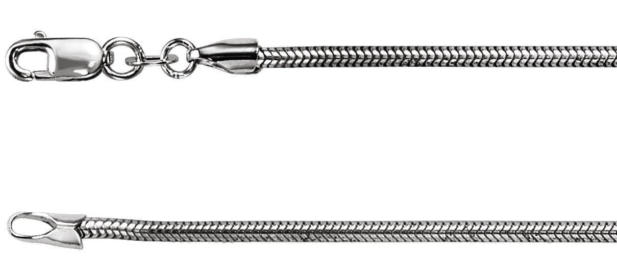 1 mm Round Snake Chain view 3