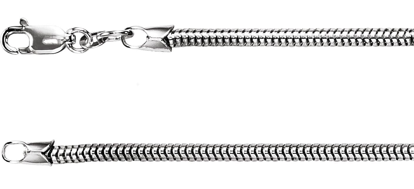1 mm Round Snake Chain view 2