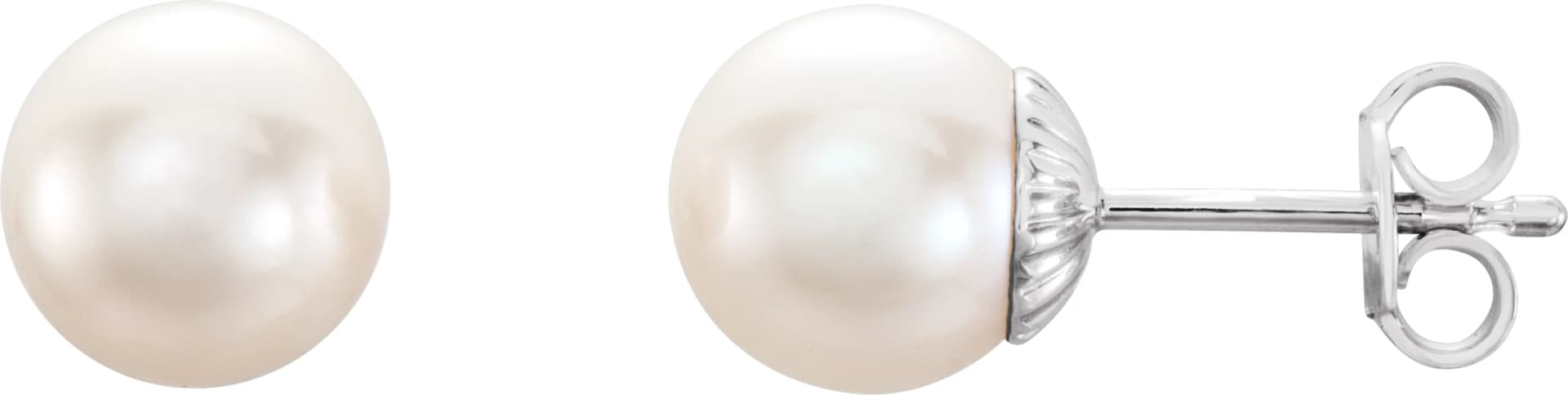Pearl Stud Earrings