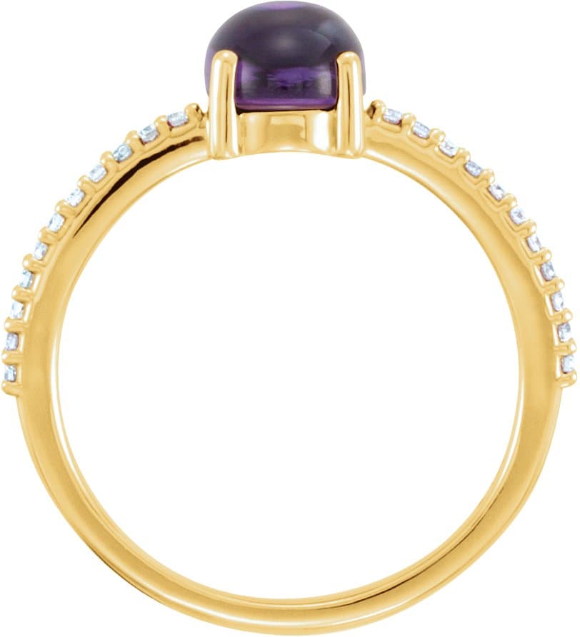 Accented Cabochon Ring view 2