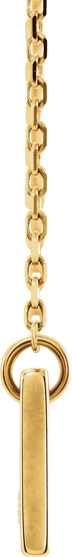 Engravable Bar Necklace view 2
