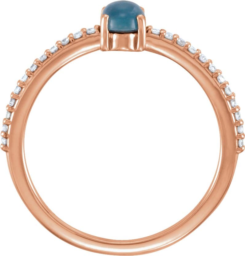 Accented Cabochon Ring view 2