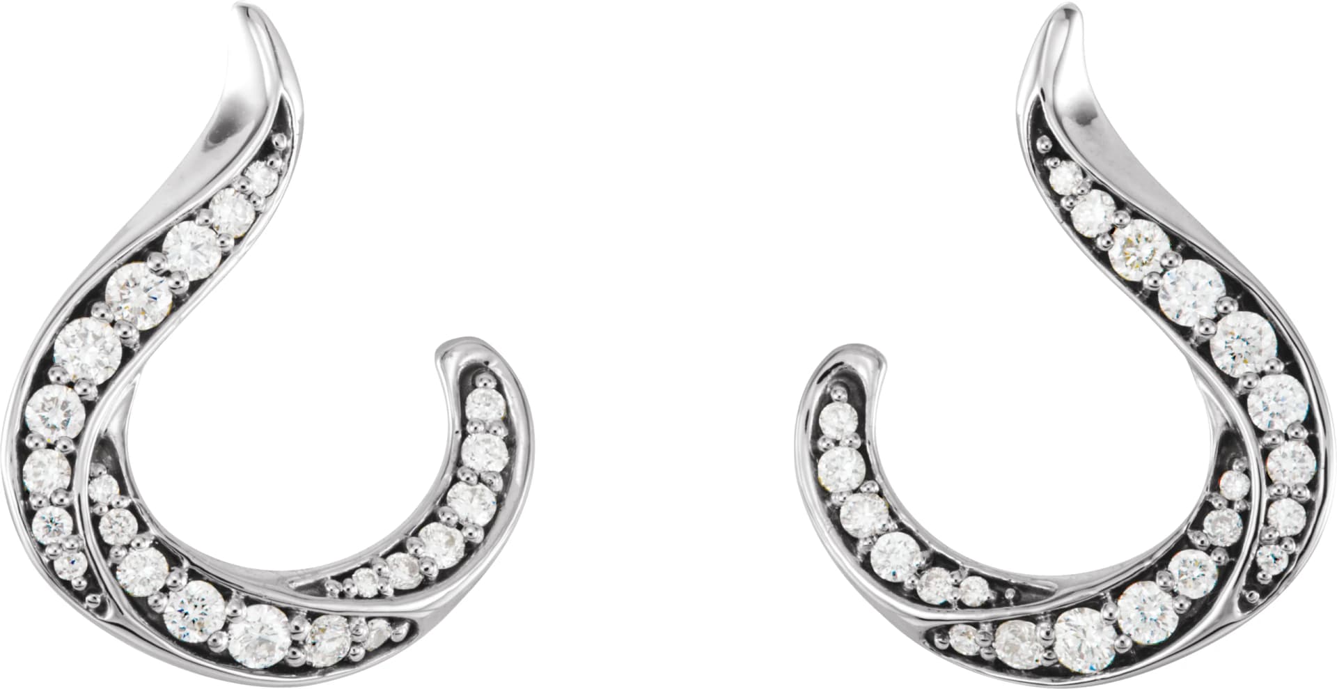 Accented Freeform Earrings, view 3