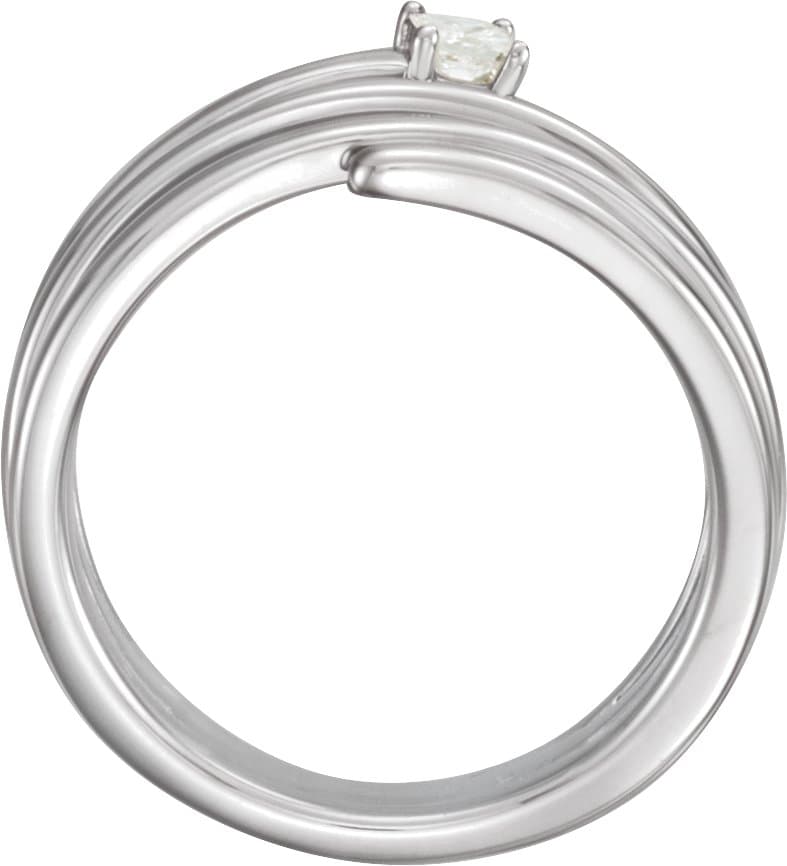 Accented Spiral Ring view 2
